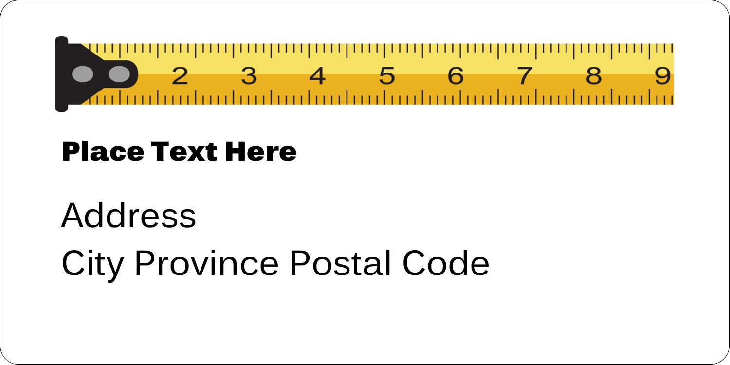 tape measure template